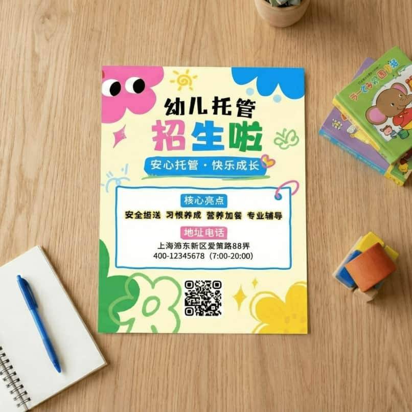 传单上的二维码示例1