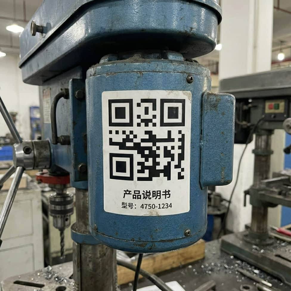 固定资产上的二维码2