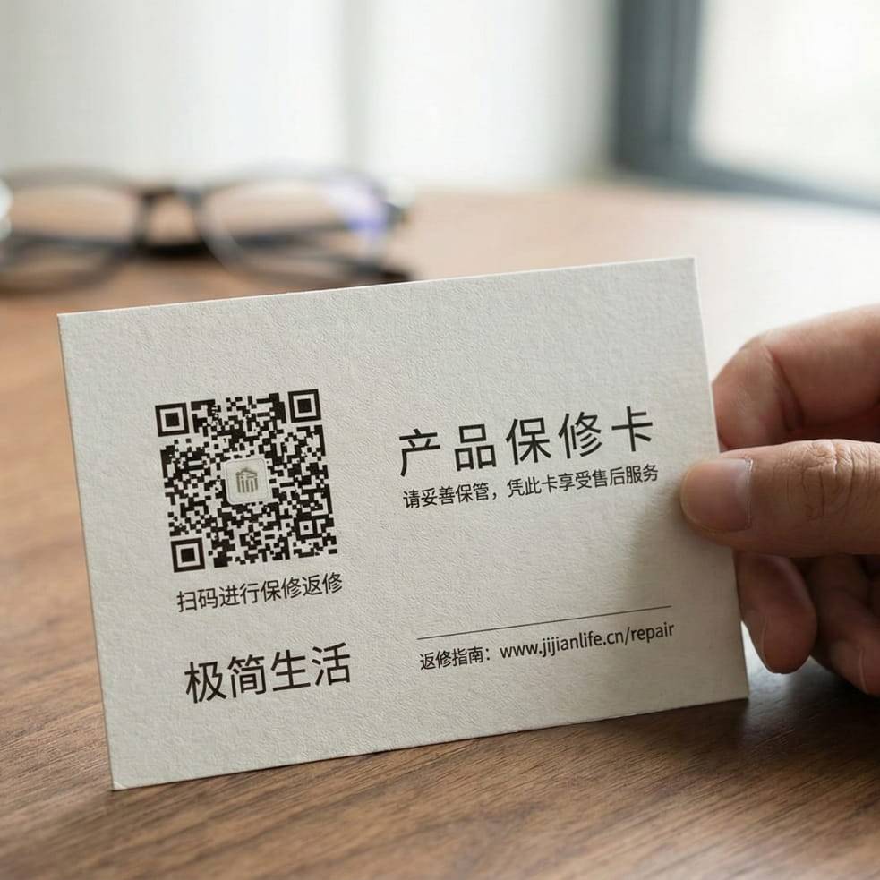 保修卡上的二维码1