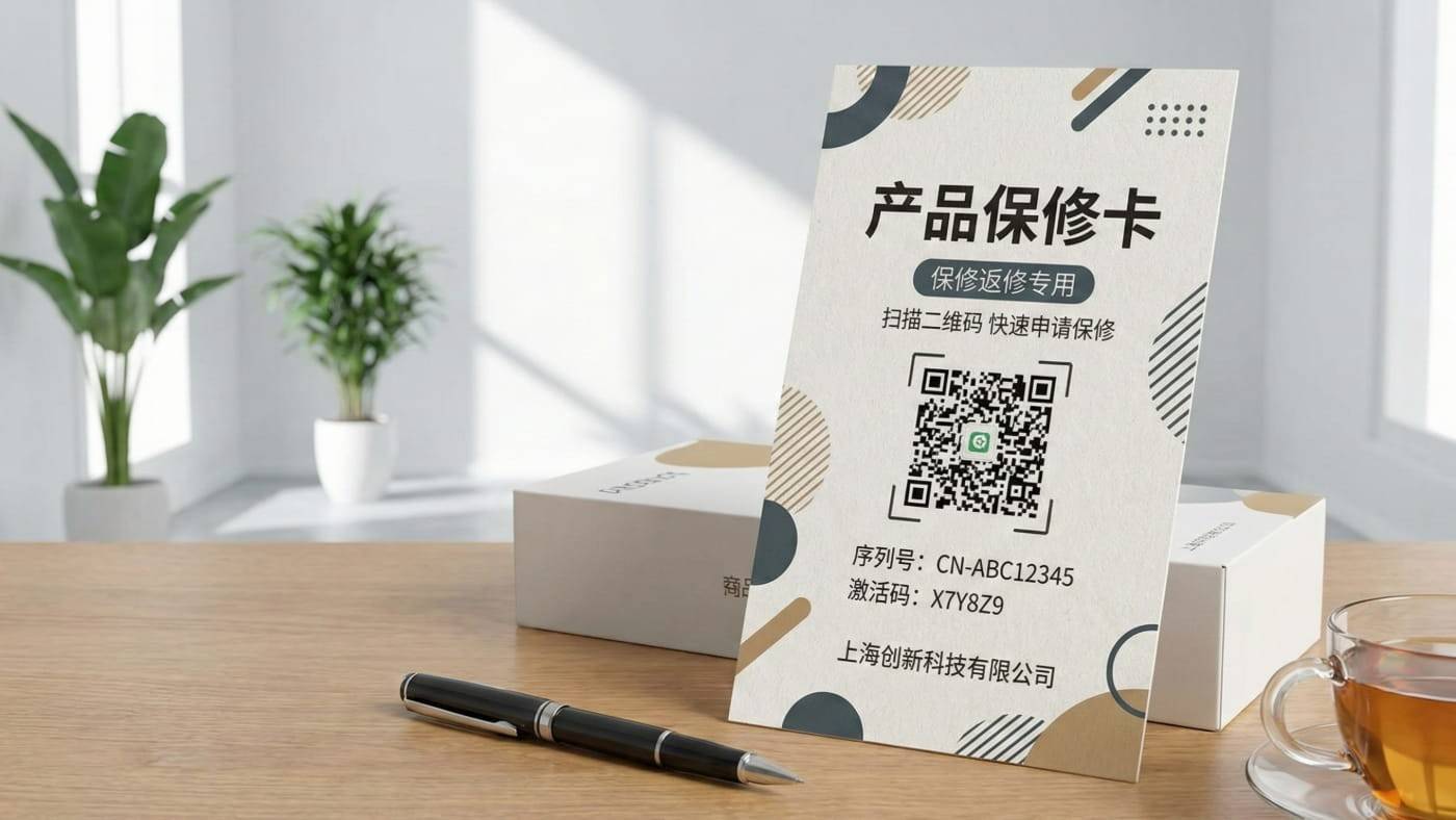 保修卡上的二维码3