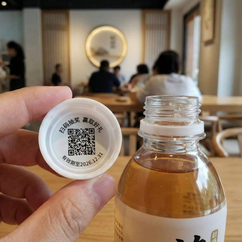 瓶盖内侧的二维码2