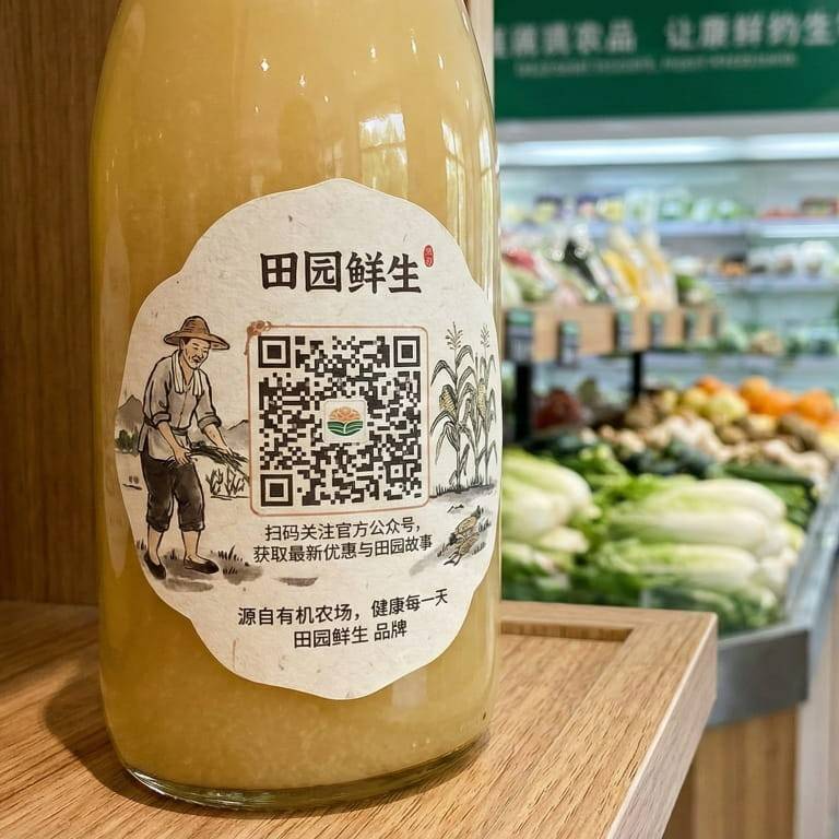 瓶贴上的二维码2