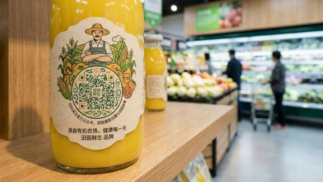 瓶贴上的二维码3