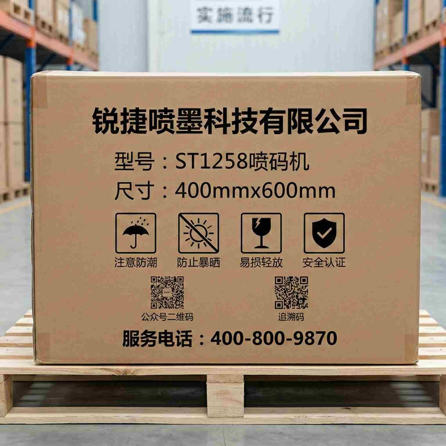 瓦楞纸箱上的二维码2